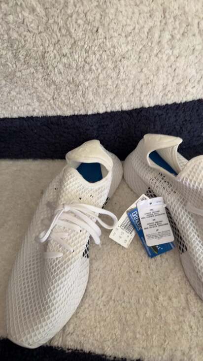 Adidas Deerupt Runner White/Black CQ2629 US mens 9 - Picture 3 of 4